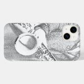 saxofoonspeler Case-Mate iPhone case (Achterkant (horizontaal))