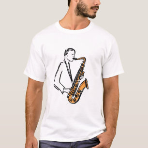Saxofoonspeler – Muziek Liefhebber T-shirt