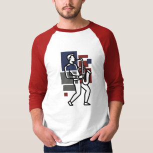 Saxofoonspeler T-shirt Cadeau voor jazzmuzikant