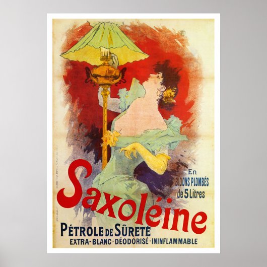 Saxoleine, Jules Chéret Poster (Voorkant)
