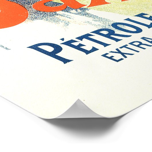 SAXOLEINE Lamp en JULES CHERET  Art Nouveau Poster (Hoek)