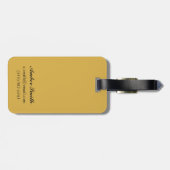 Saxoleine Lamp Oil Red Lampshade Bagagelabel (Achterkant horizontaal)