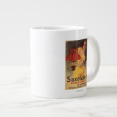 Saxoleine Lamp Oil Red Lampshade Extra Grote Beker (Voorkant rechts)