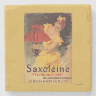 Saxoleine Lamp Oil Red Lampshade Stenen Onderzetter
