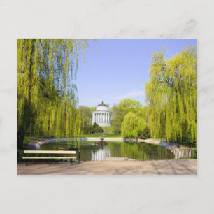 Saxon Garden in Warschau Briefkaart