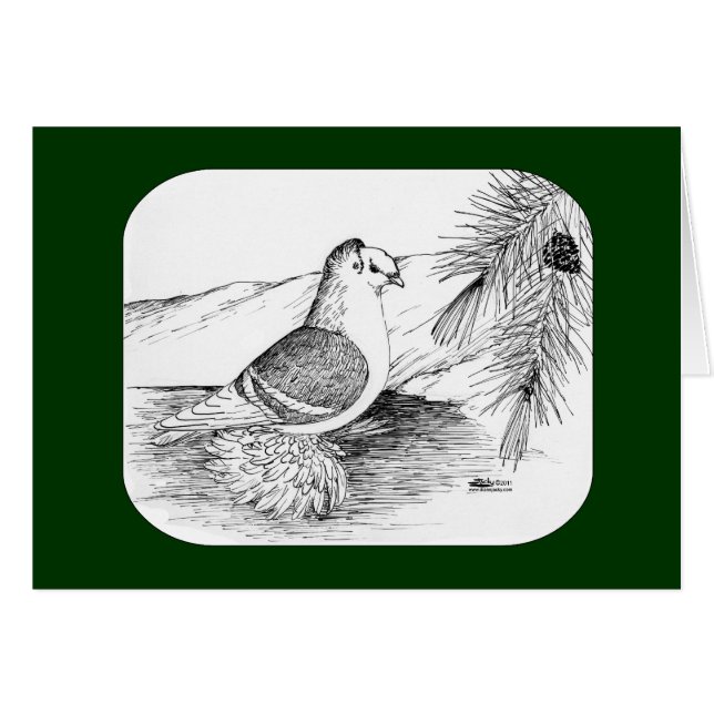 Saxon Shield Pigeon 1973 (Voorkant Horizontaal)