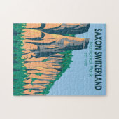 Saxon Zwitserland National Park Duitsland Legpuzzel (Horizontaal)