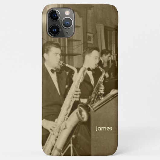 Saxophone Big Band Personal Case-Mate iPhone Case (Achterkant)