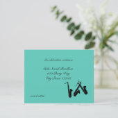 Saxophone / Carte Réception (Debout devant)