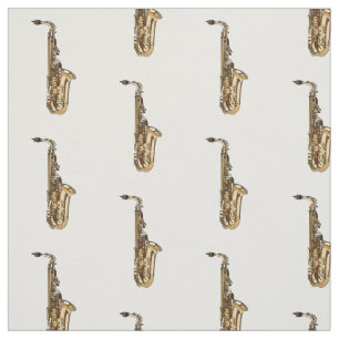 Saxophone cartoon stof