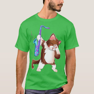 Saxophone Cat T-shirt