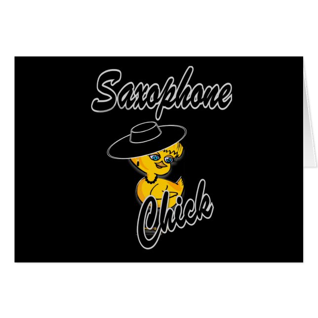 Saxophone Chick #4 (Voorkant Horizontaal)