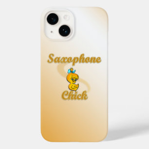Saxophone Chick Case-Mate iPhone 14 Hoesje