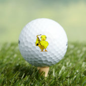 Saxophone Chick Golfballen (Insitu Shirt)