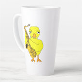 Saxophone Chick Latte Mok (Linkerhoek)