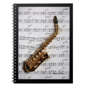Saxophone Classic notebook Notitieboek