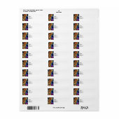 Saxophone Closeup Etiket (Full Sheet)