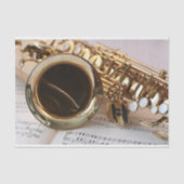 Saxophone Decoupage Tissuepapier (Voorkant)