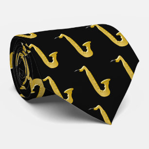 Saxophone Design Stropdas