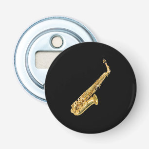 "Saxophone"-designgiften en -producten Button Flesopener