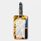 Saxophone - Fractal Bagagelabel (Achterkant verticaal)