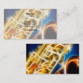 Saxophone - Fractal Visitekaartje (Voorkant / Achterkant)