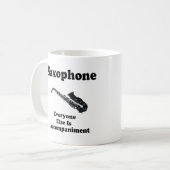 Saxophone Gift Koffiemok (Voorkant links)