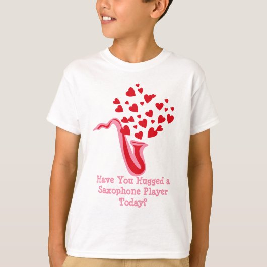 Saxophone Hearts T-shirt (Voorkant)