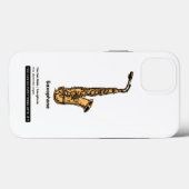 Saxophone Jazz Instrument Case-Mate iPhone Case (Achterkant (horizontaal))