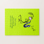 Saxophone Jazz Music Legpuzzel (Horizontaal)