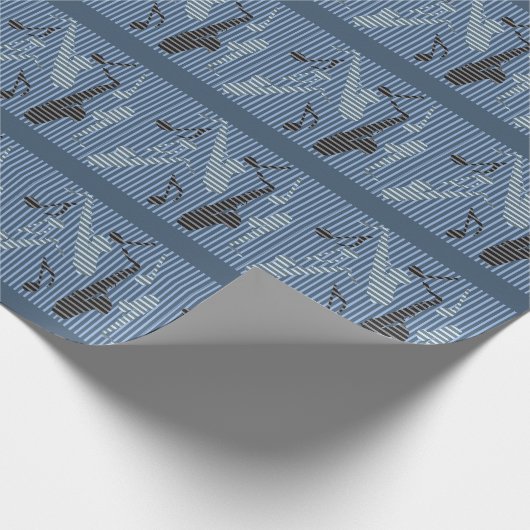 Saxophone Lines Cadeaupapier (Hoek)