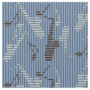 Saxophone Lines Stof