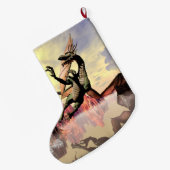 Saxophone met belangrijke noten grote kerstsok (Achterkant (Hangend))