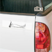 Saxophone Music Bumpersticker (Op Truck)