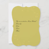 Saxophone Music Considérant Invitation (Dos)