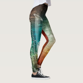 Saxophone Music Leggings