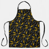 Saxophone Music Note Pattern Schort (Voorkant)