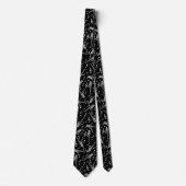 Saxophone Music Note Pattern Stropdas (Voorkant)