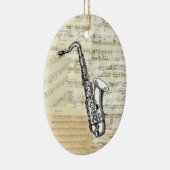  Saxophone Music Ornament (Rechts)