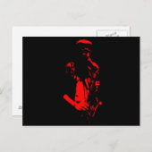 Saxophone Musician Artwork Briefkaart (Voorkant / Achterkant)