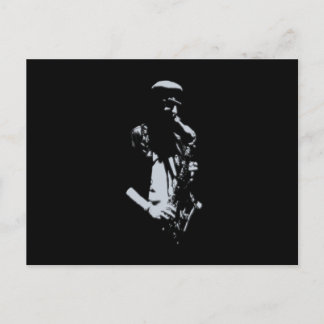 Saxophone Musician Artwork Briefkaart