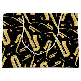 Saxophone Musician Band Teacher Large Gift Bag Groot Cadeauzakje