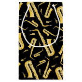 Saxophone Musicien Groupe Enseignant Petite Sac Ca (Dos)