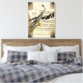 Saxophone & Piano Toile murale personnalisée (Insitu(Chambre))