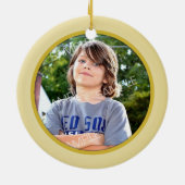 Saxophone Player Custom Photo Musicians Ornament (Achterkant)