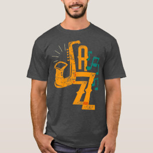 Saxophone Player Jazz Fan design Gift T-shirt