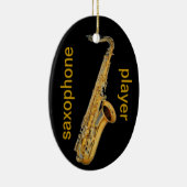 Saxophone Player Keramisch Ornament (Rechts)