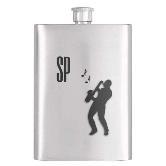 Saxophone Player Monogram Flacon (Voorkant)