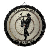 Saxophone Player Personal Man Cave Regulation Dartbord (Voorkant)