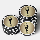 Saxophone Player Poker Chips (Opstapeling)
